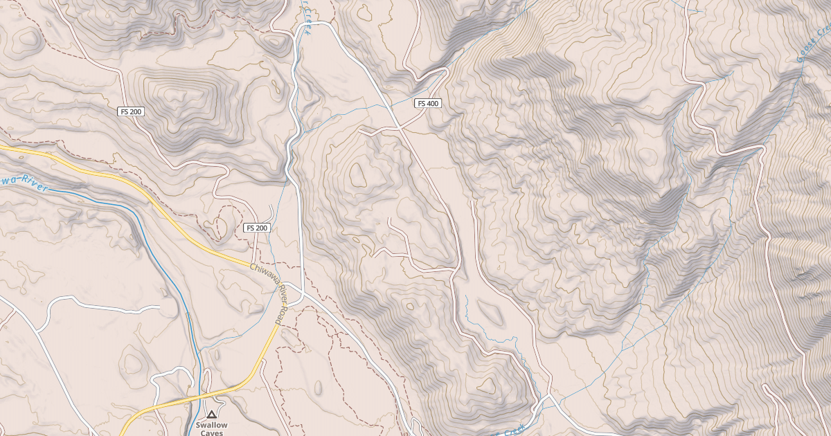 Map preview of GOOSE CREEK FLAT
