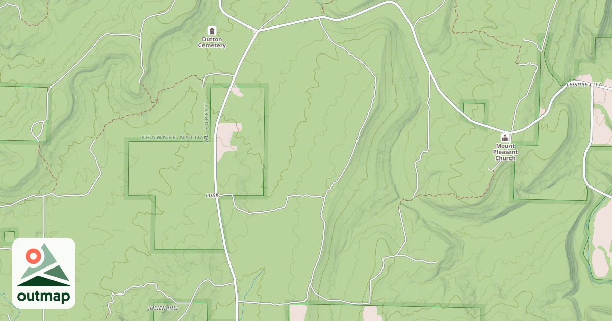 Map of BIG CREEK FORK RD
