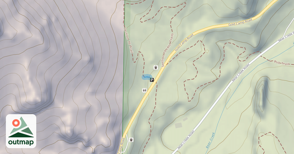 Map of Section 16 Trail