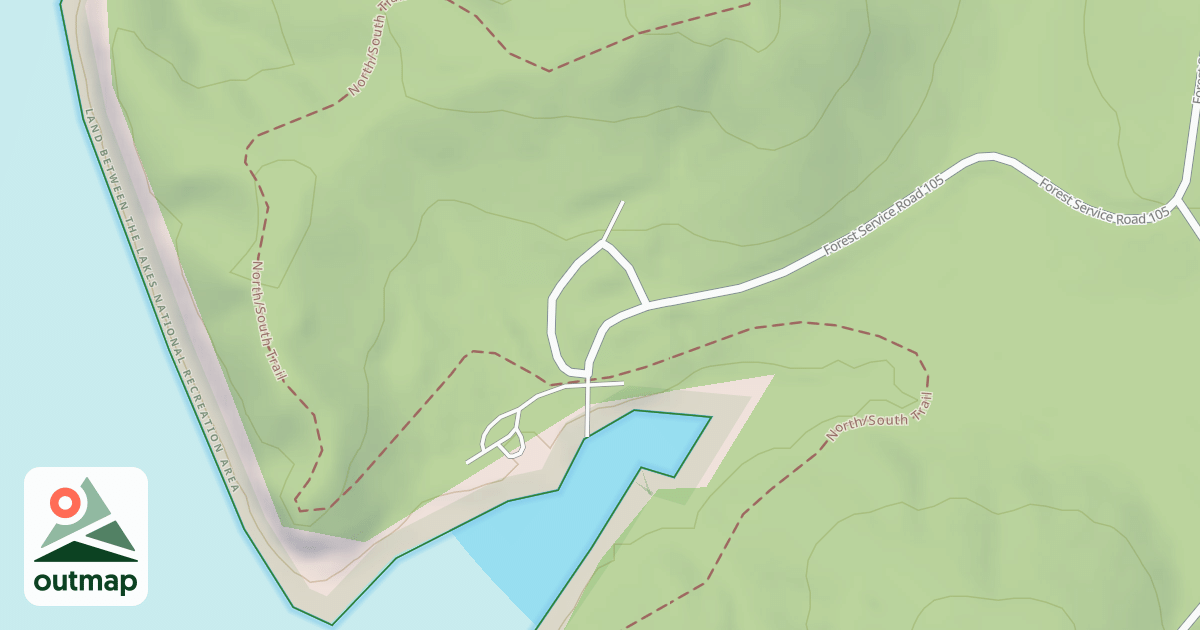 Map of T.L. S. LO-ROS OPEN AREA SITES