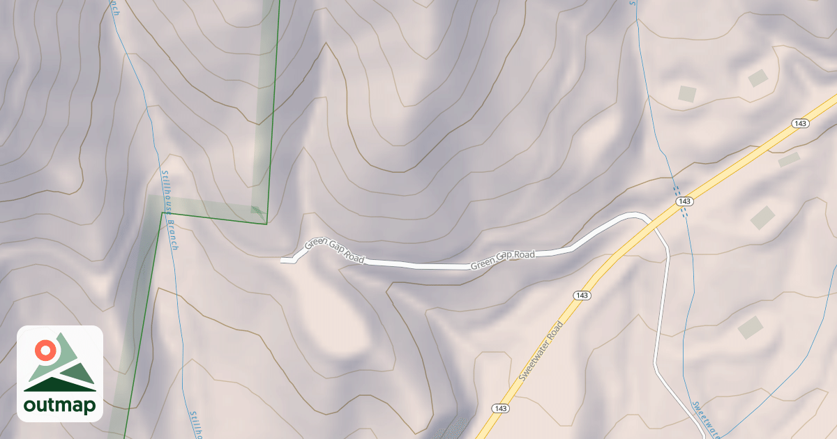 Map of GREEN GAP