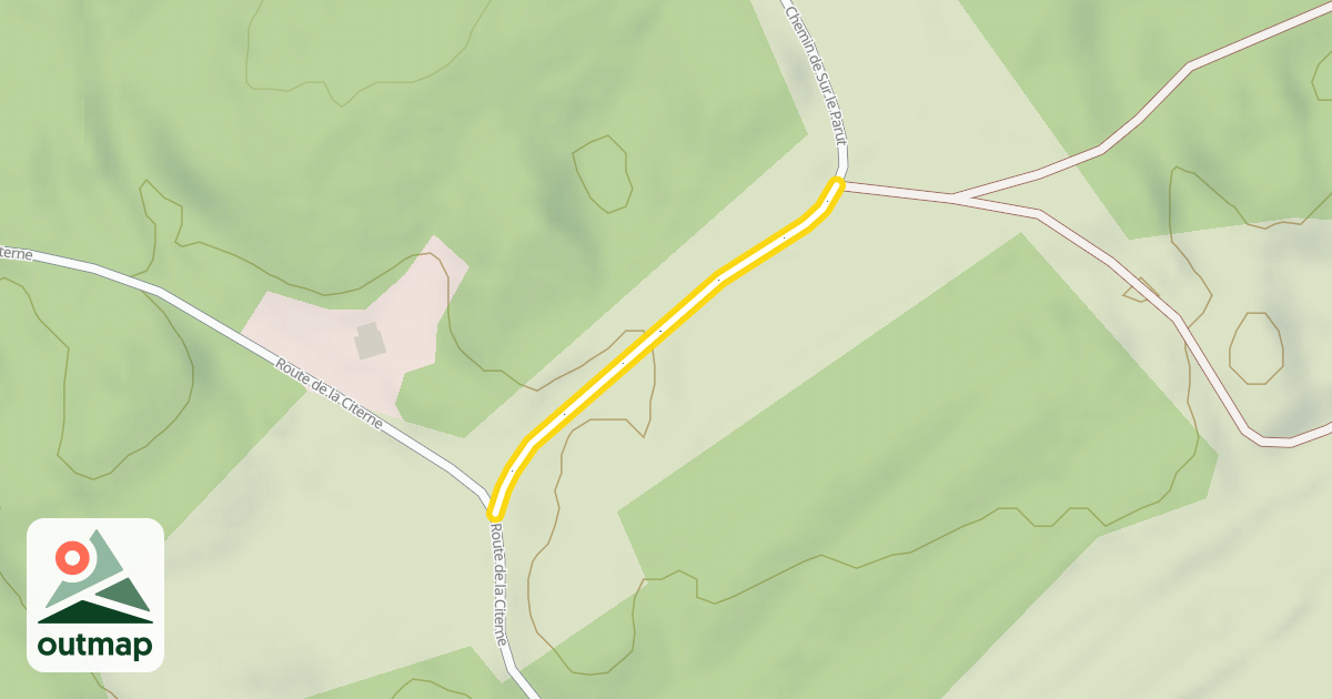 Map of Chemin de Sur le Parut