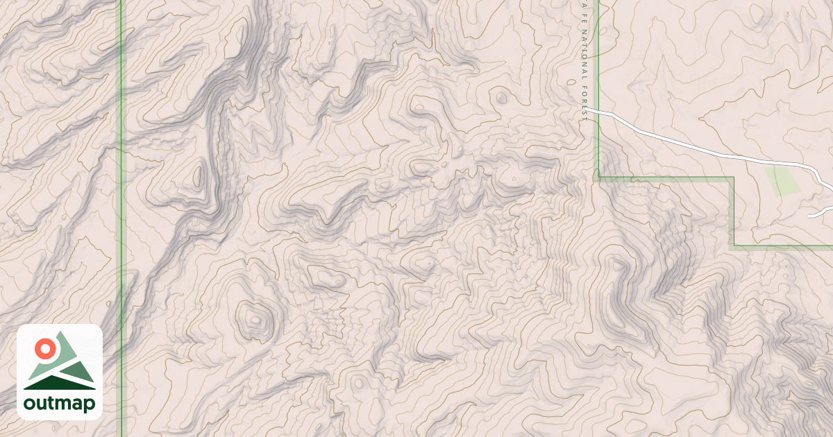 Map of USFS Motor Vehicle Use Map Trails 11544