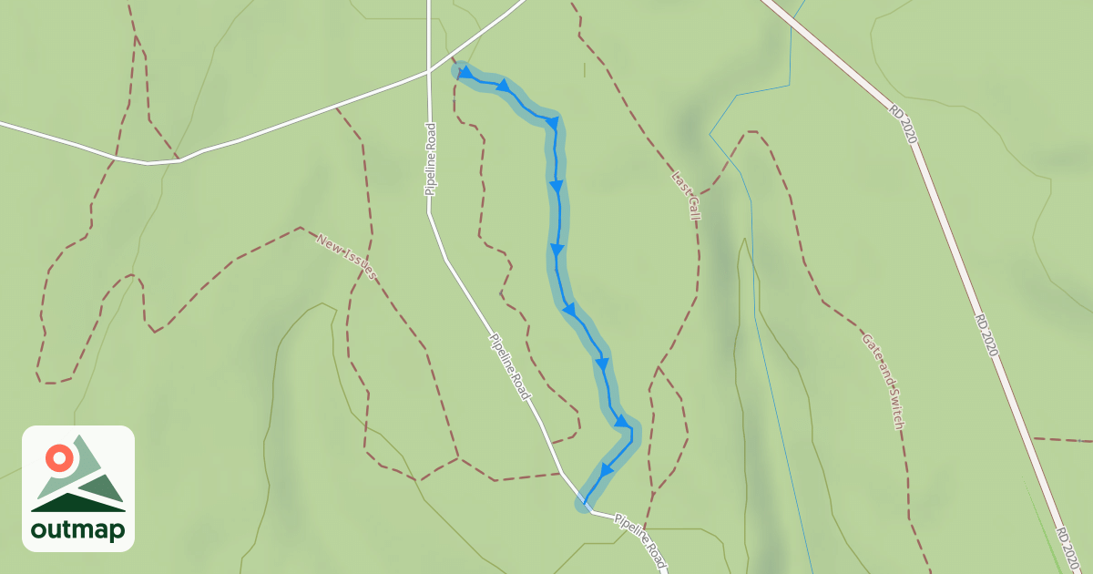 Map of Breaux Zone Intermediate Line