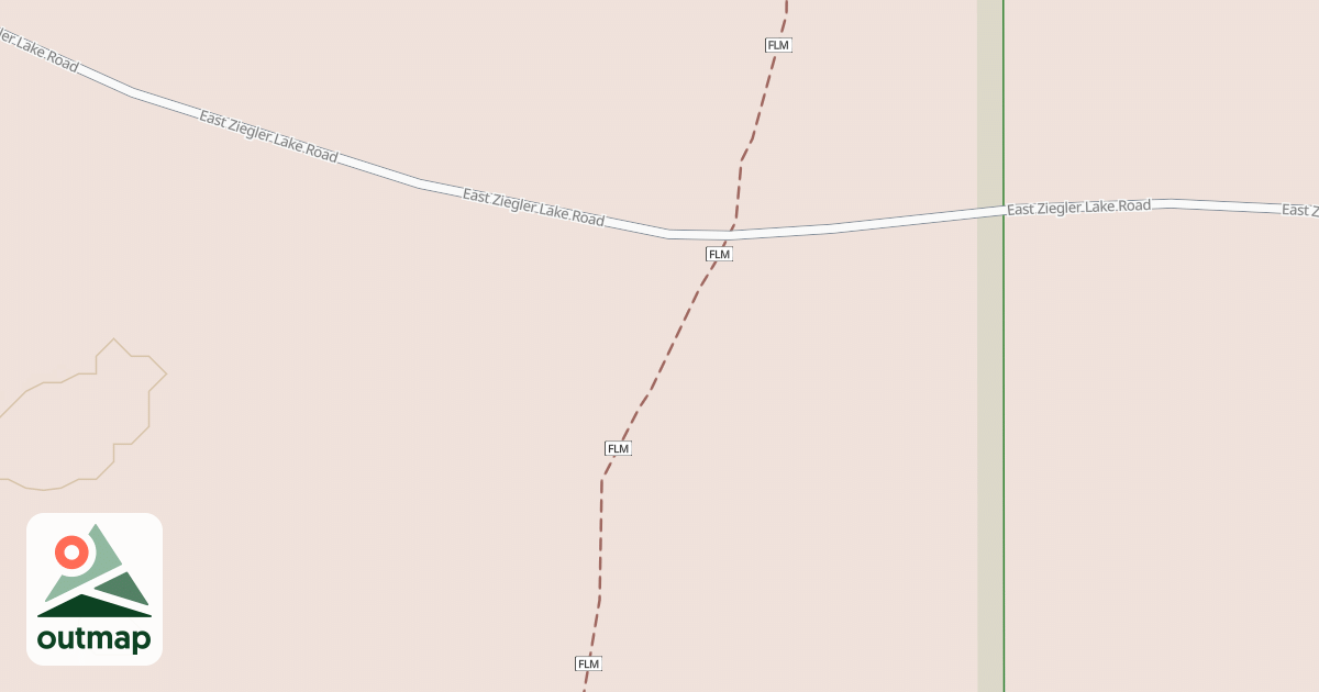 Map of Foreman Lake Motorcycle Trail