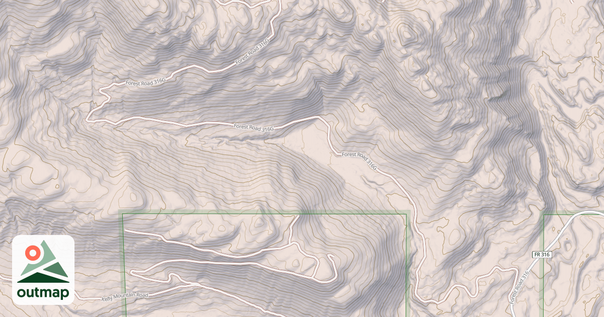 Map of CRYSTAL CREEK