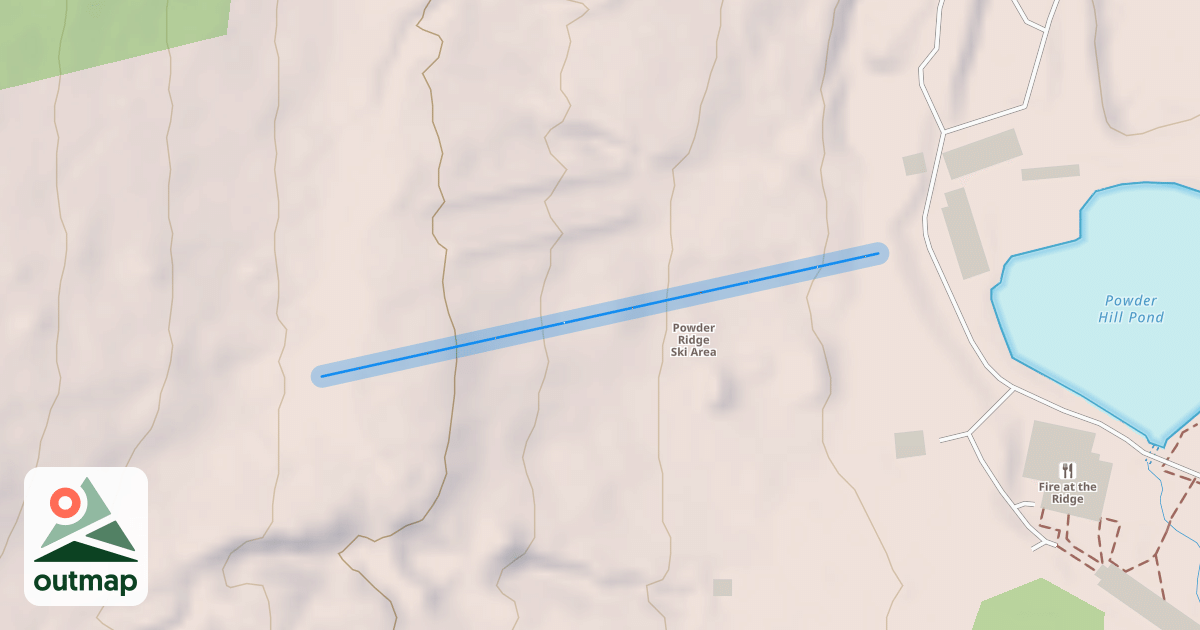 Map of Lower Middlefield