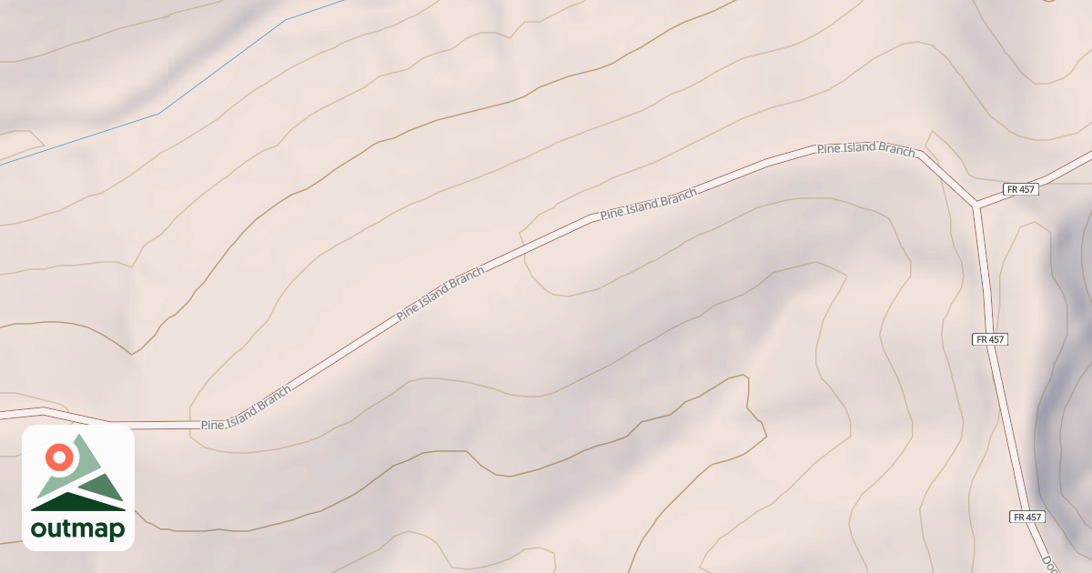 Map of PINE ISLAND BR