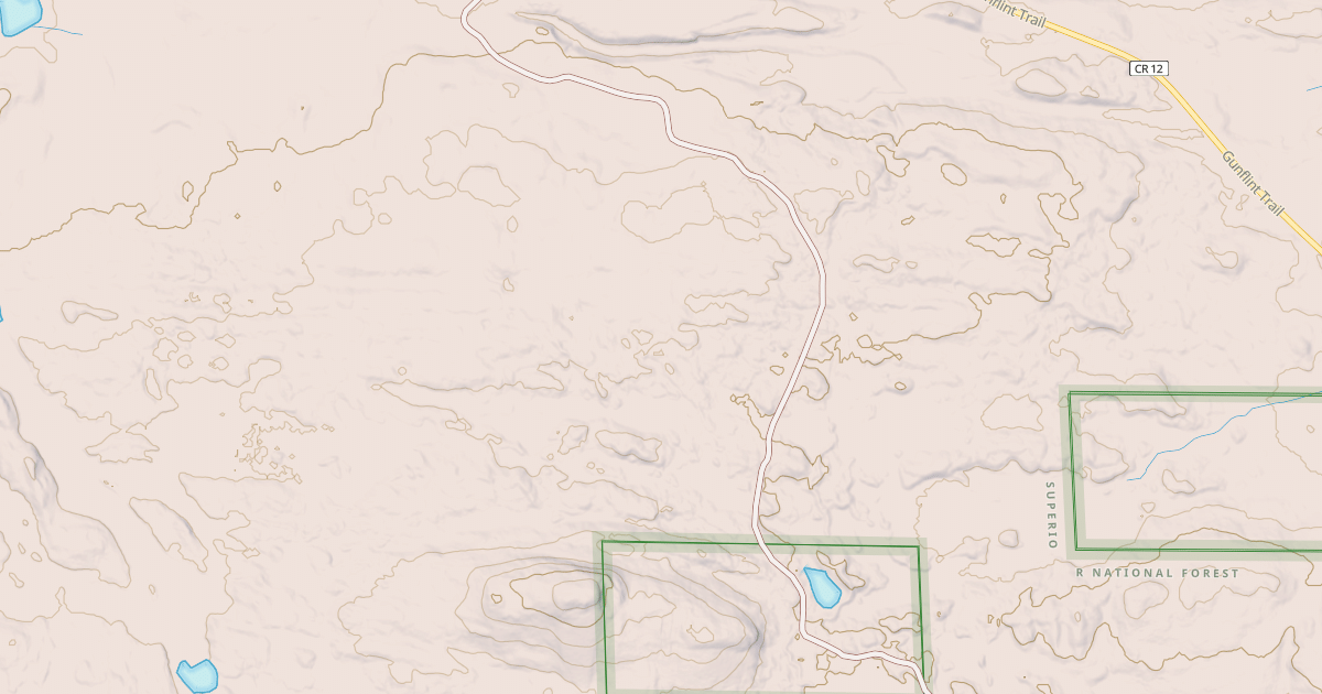 Map preview of GUNFLINT SNOWMOBILE