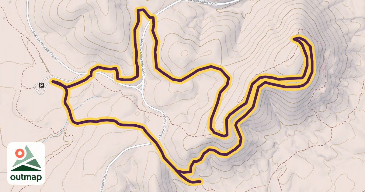 Map of Sugarloaf Mountain Trail