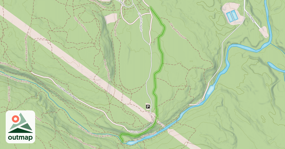 Map of 25 Le Sous-Bois