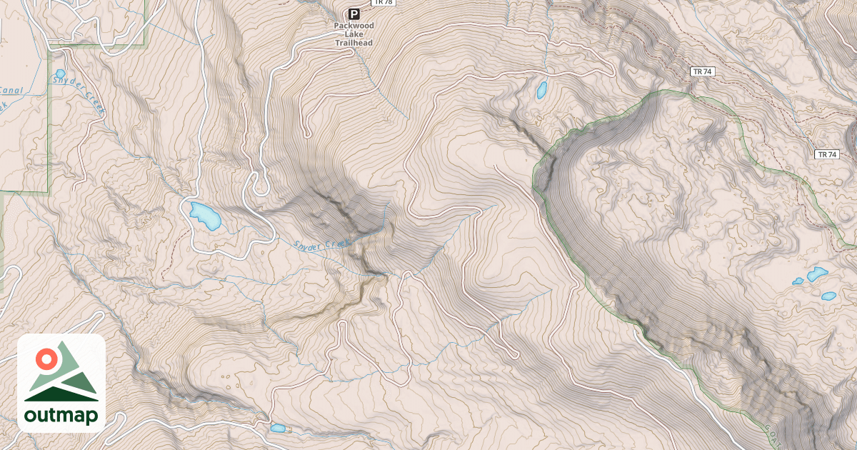 Map of HAGER LAKE