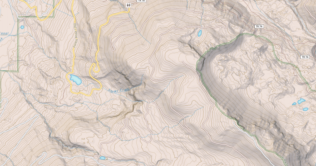 Map preview of HAGER LAKE
