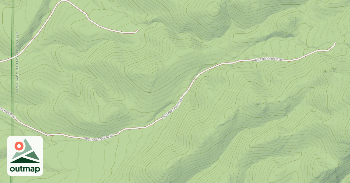 Map of BIG TWIST CREEK