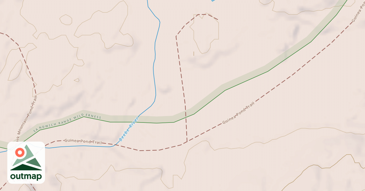 Map of Guinea Pond Trail