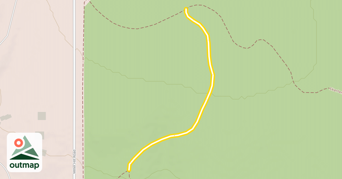 Map of Skarland Trail