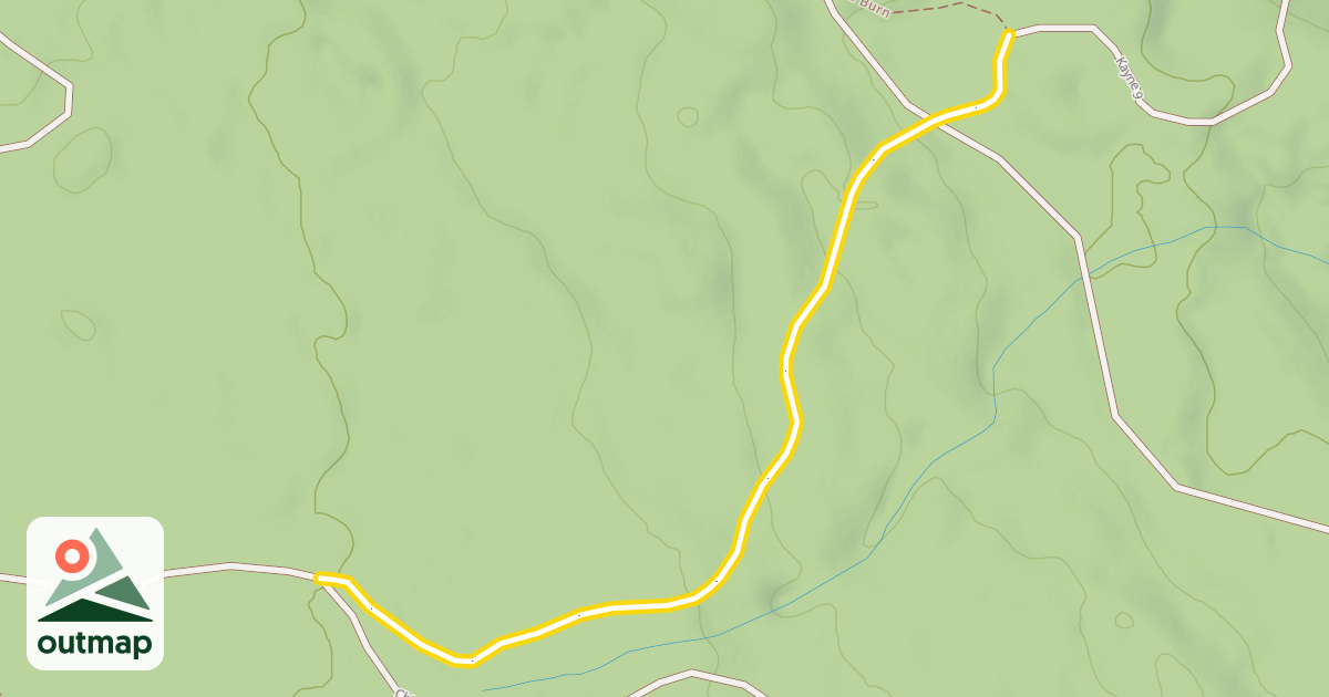 Map of China Ridge Trail