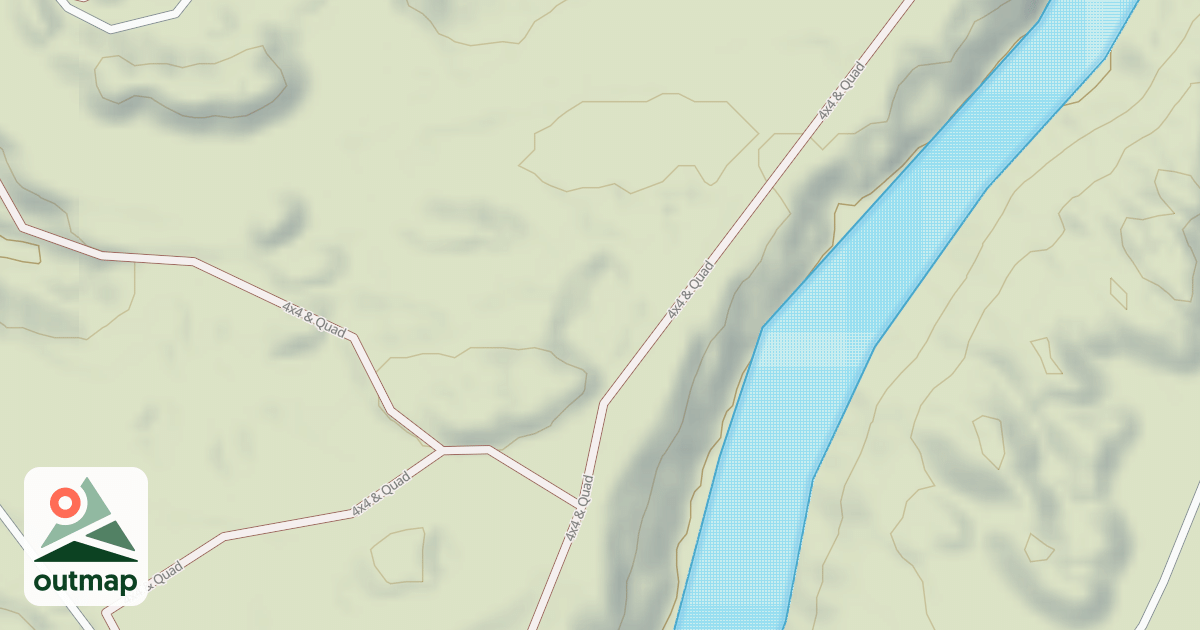 Map of Interlake State Recreation Area Trails