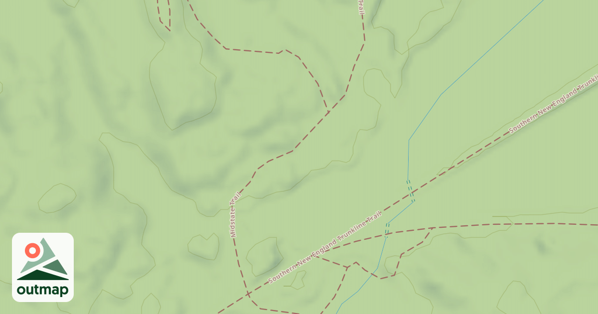 Map of Midstate Trail