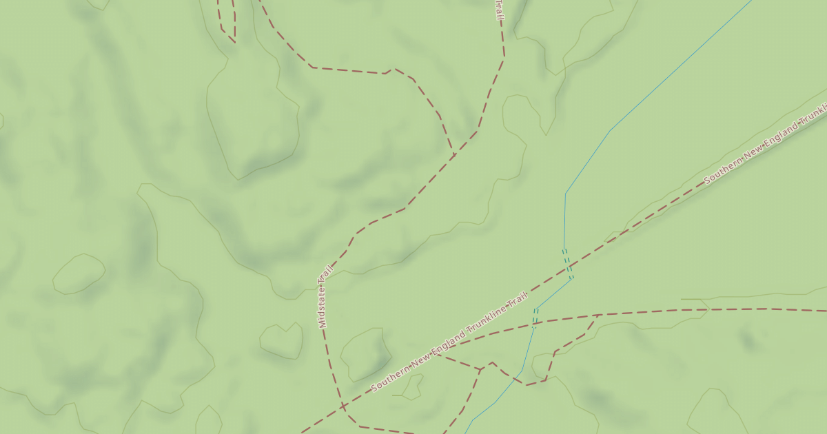 Map preview of Midstate Trail