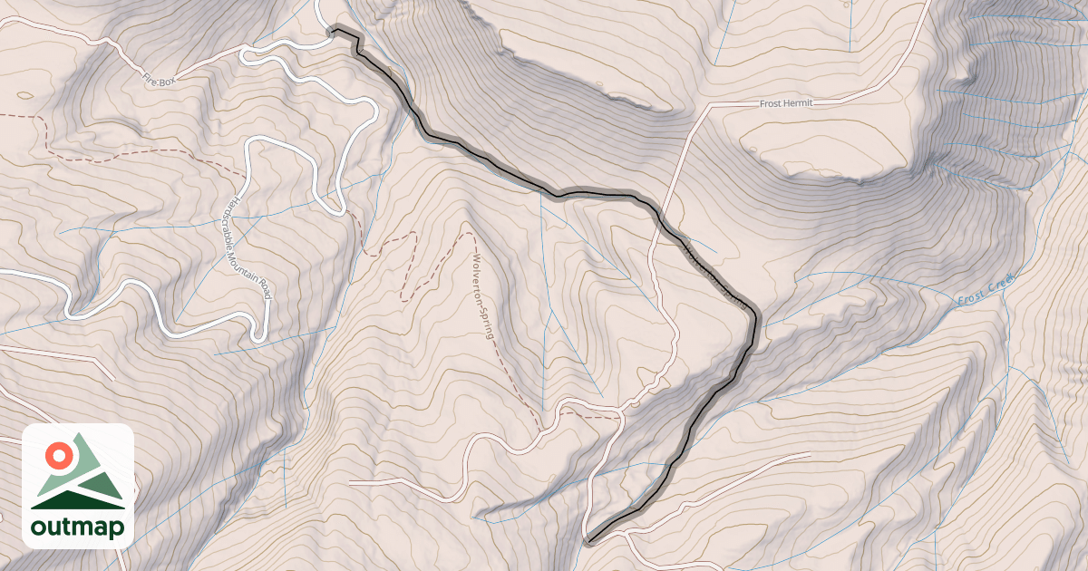 Map of Wolverton Spring