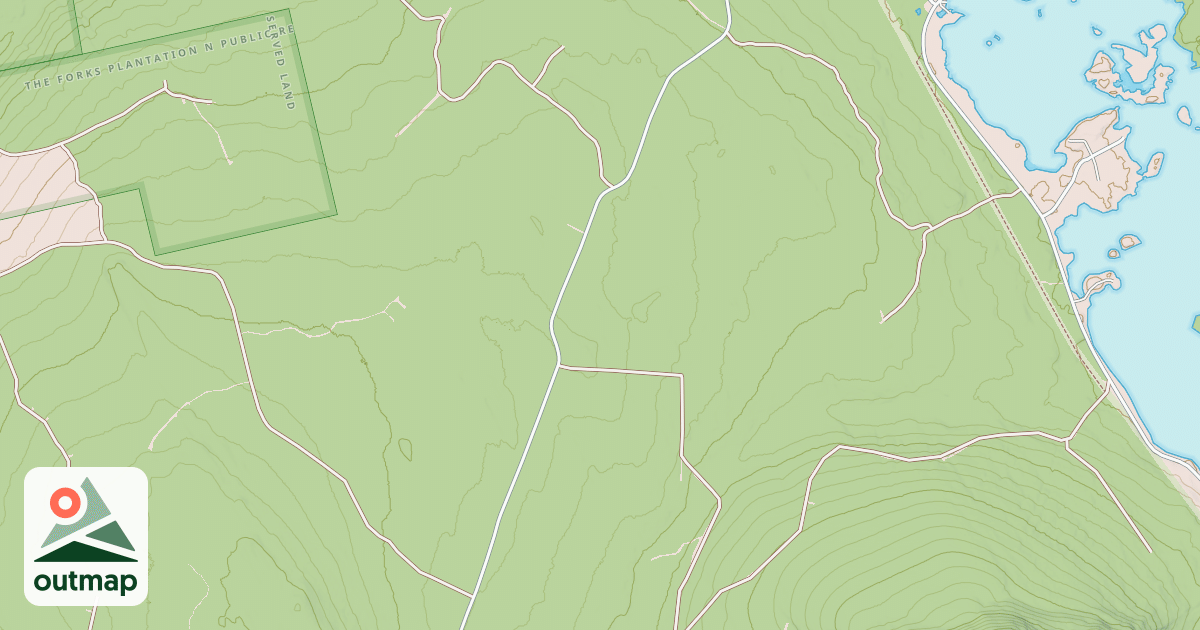 Map of Maine Statewide ATV Trails 240