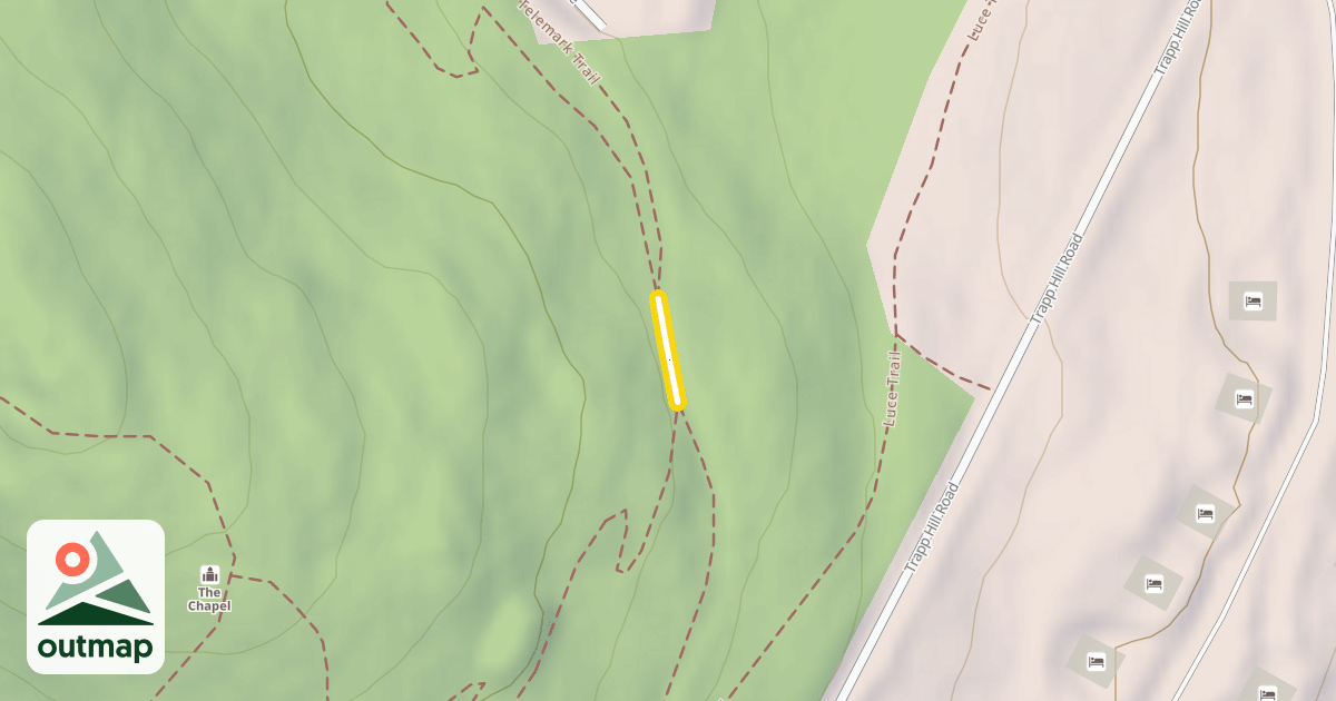 Map of Telemark Trail