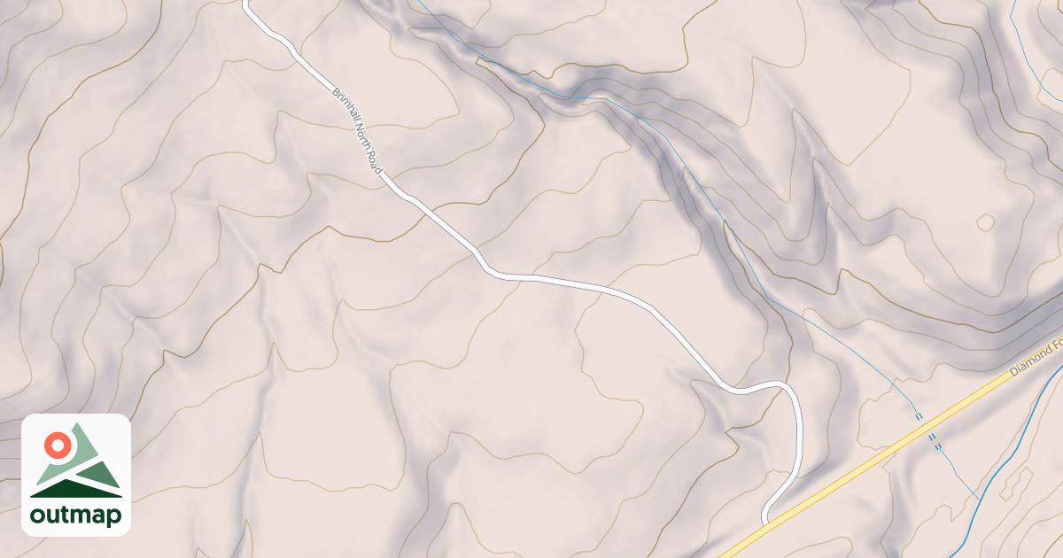 Map of BRIMHALL NORTH