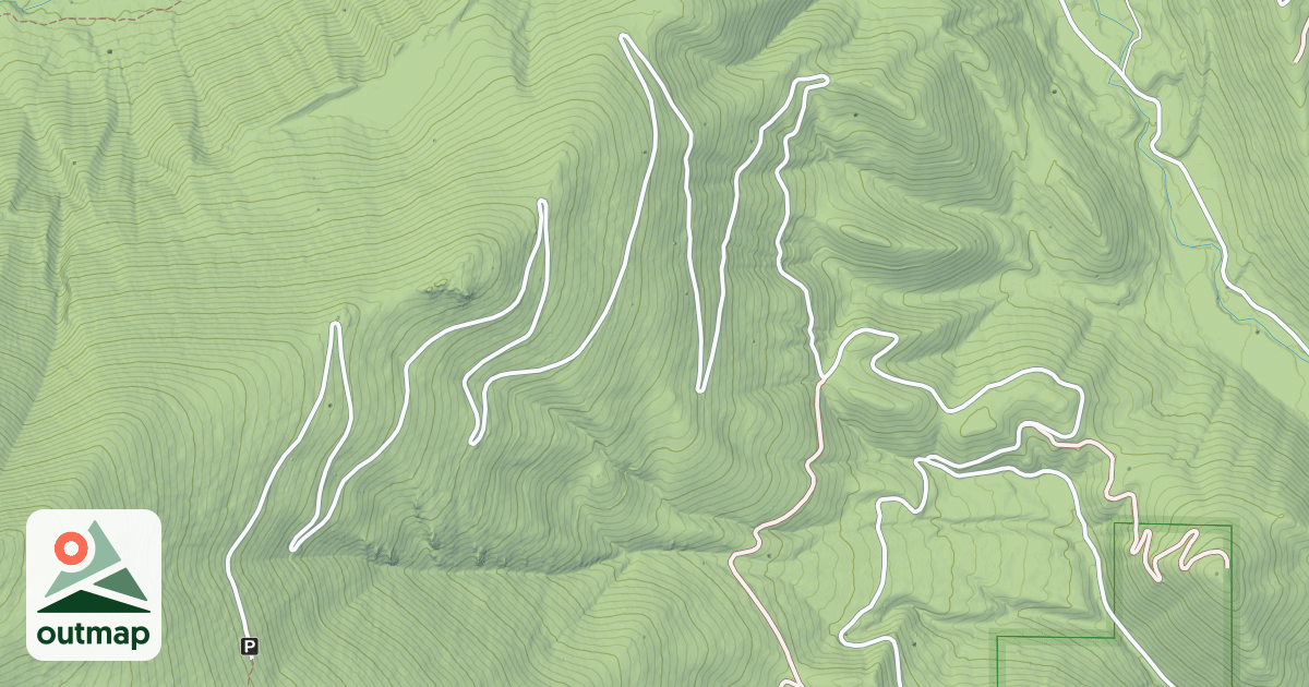 Map of (FDR) UPPER PIERCE CREEK