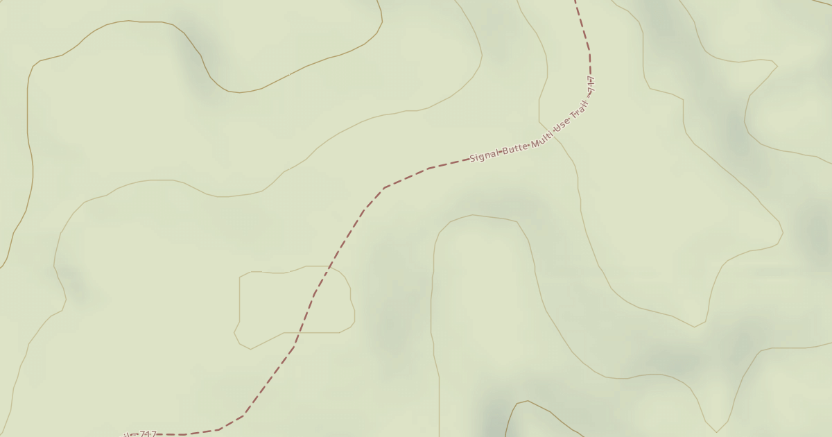 Map preview of SIGNAL BUTTE MULTI USE