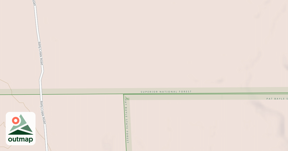 Map of BALLY CREEK SPUR Q