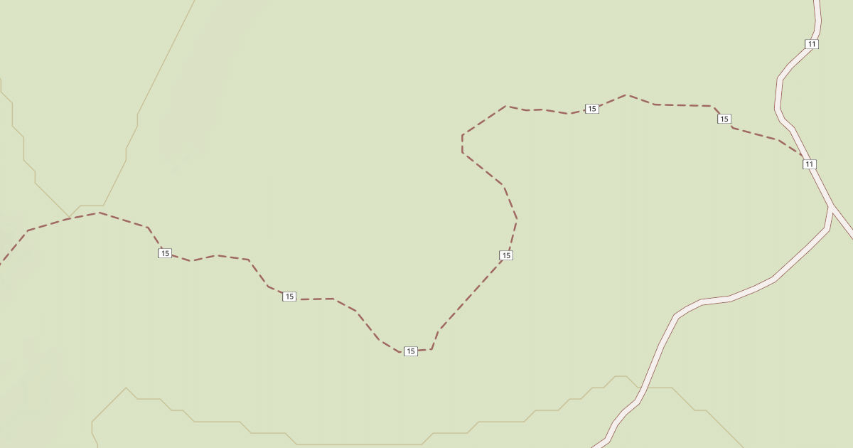 Map preview of Cline Buttes Tr 15