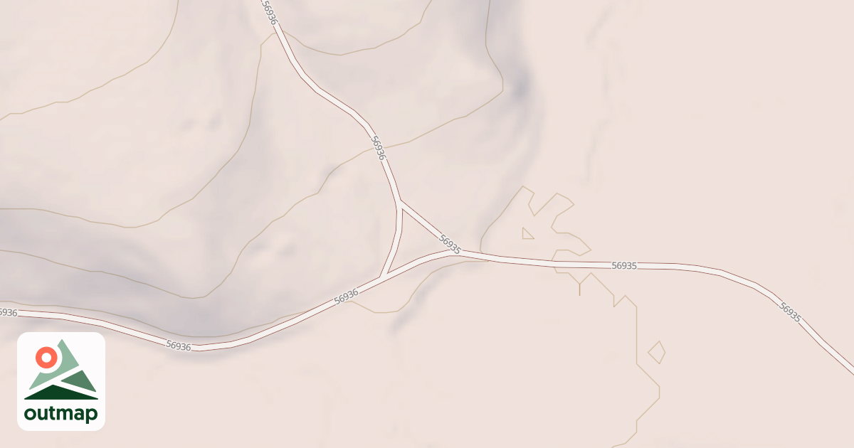 Map of CALIFORNIA CREEK CUTOFF A
