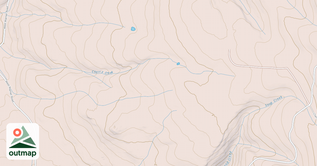 Map of CHERRY CREEK CUTOFF