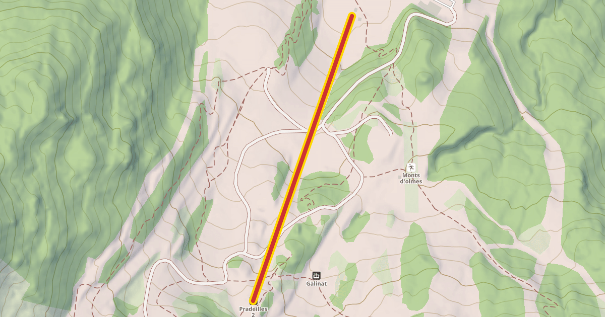 Map preview of Pradeilles 2