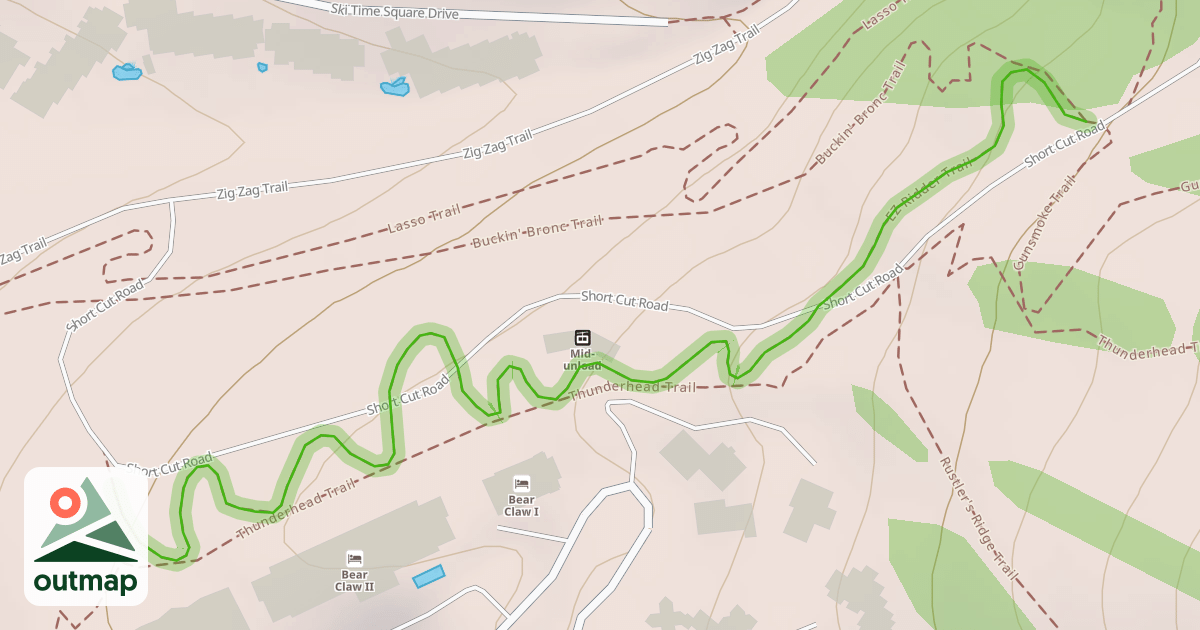 Map of EZ Ridder Trail