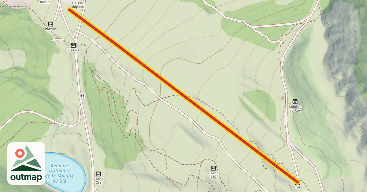 Map of Croix
