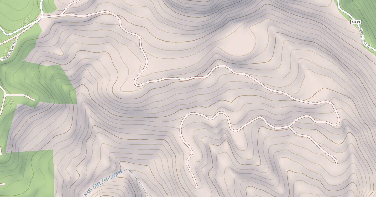 Map preview of PEAVINE T.S.