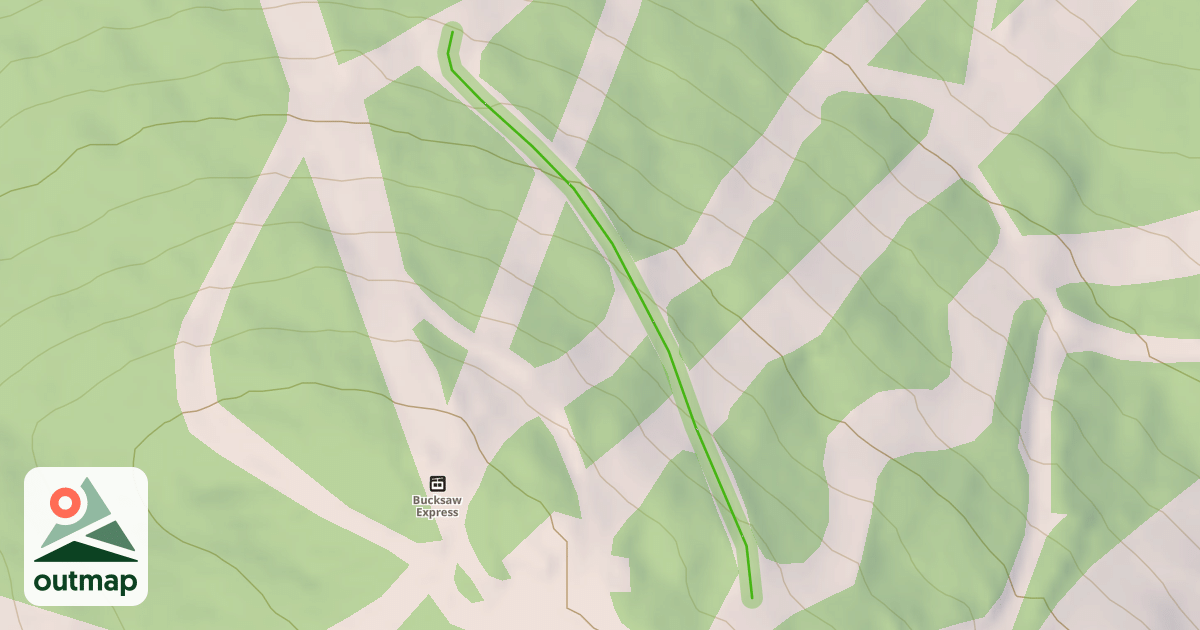 Map of Good Chance X-Cut