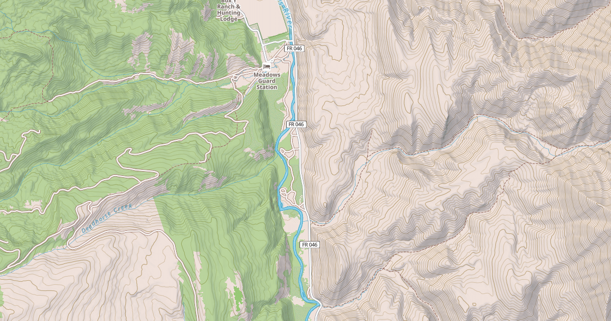 Map preview of Greys River Snowmobile Trail