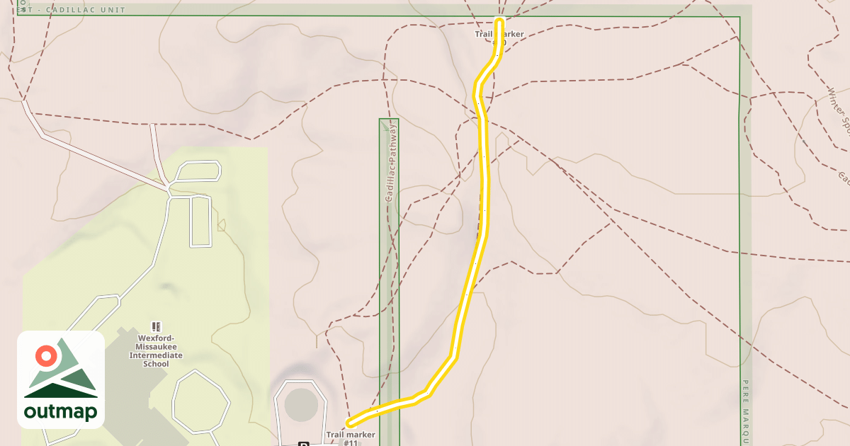 Map of Cadillac Pathway (#10-#11)