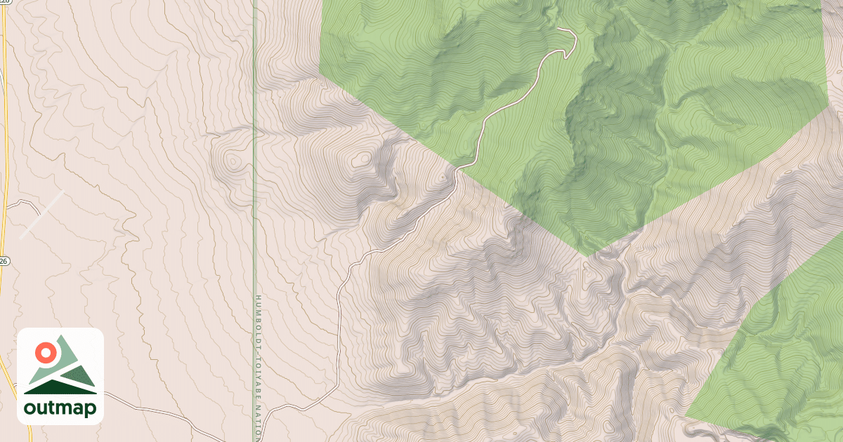 Map of CHINA CREEK