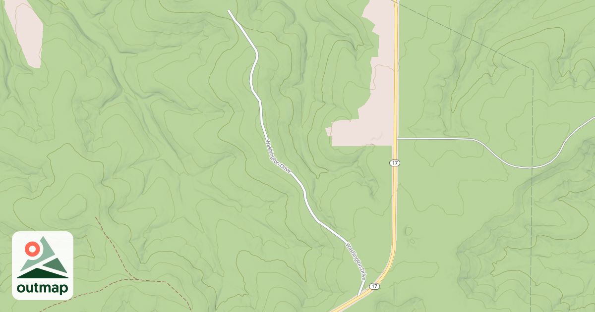 Map of CANTREL HOLLOW