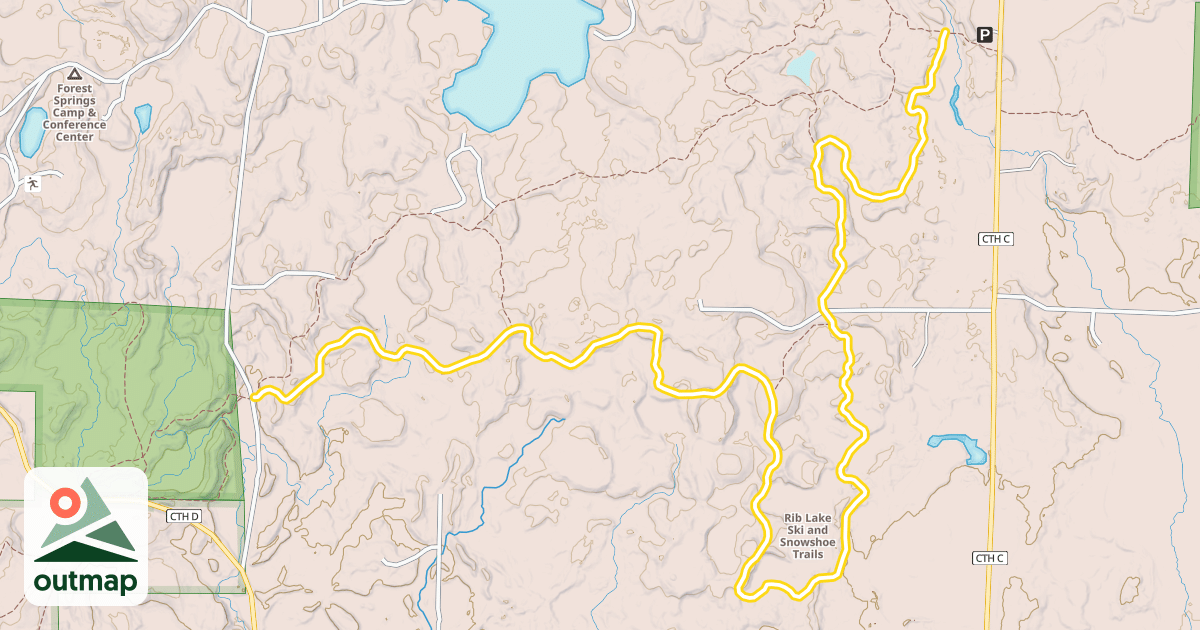 Map of Nordic Trail