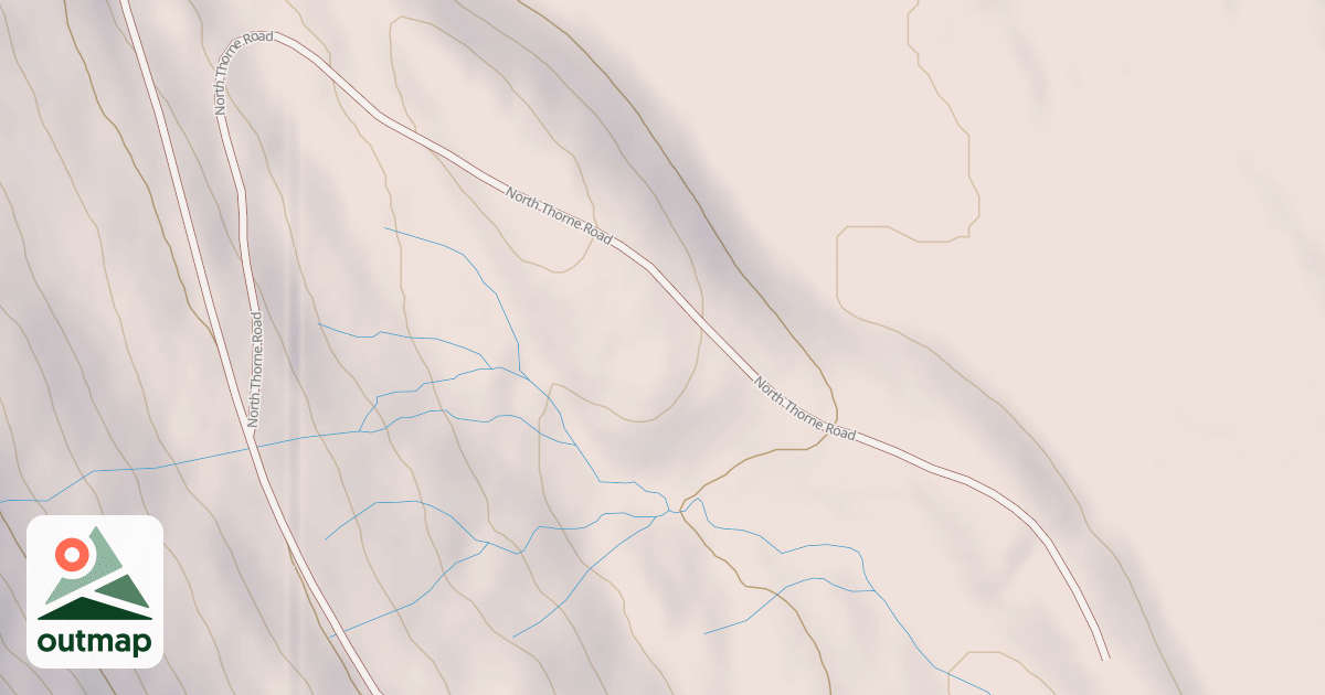 Map of NORTH THORNE
