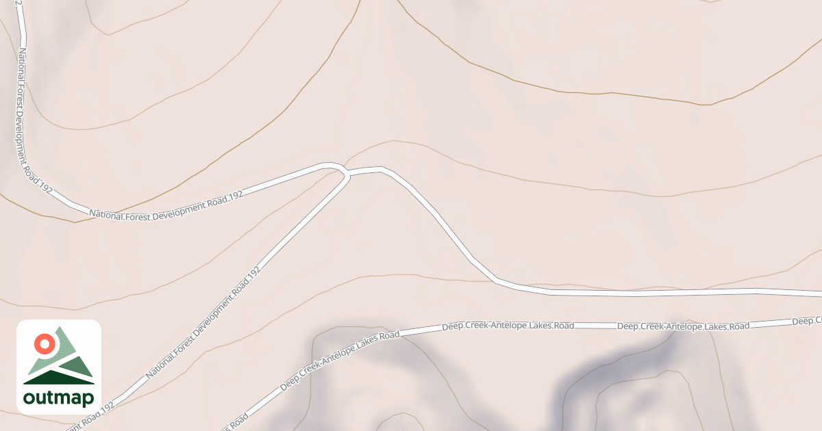 Map of UPPER ANTELOPE A