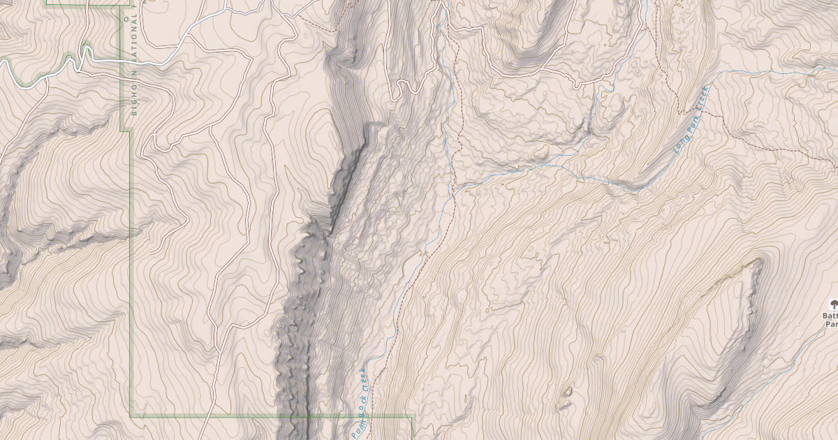 Map preview of Lower Paintrock