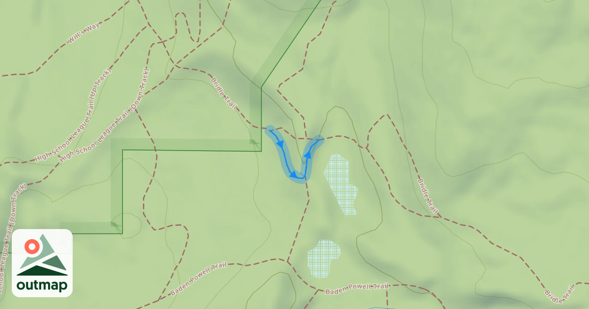Map of Bridle Trail