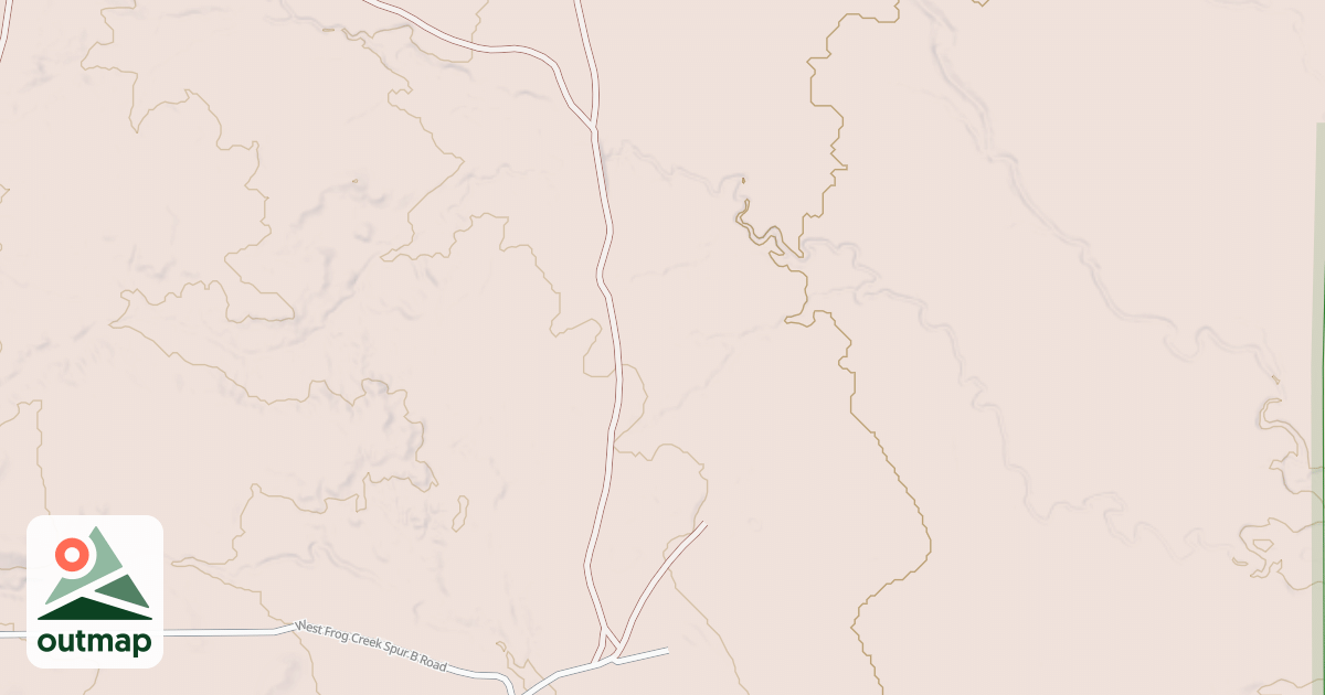 Map of WEST FROG CR. SPUR A