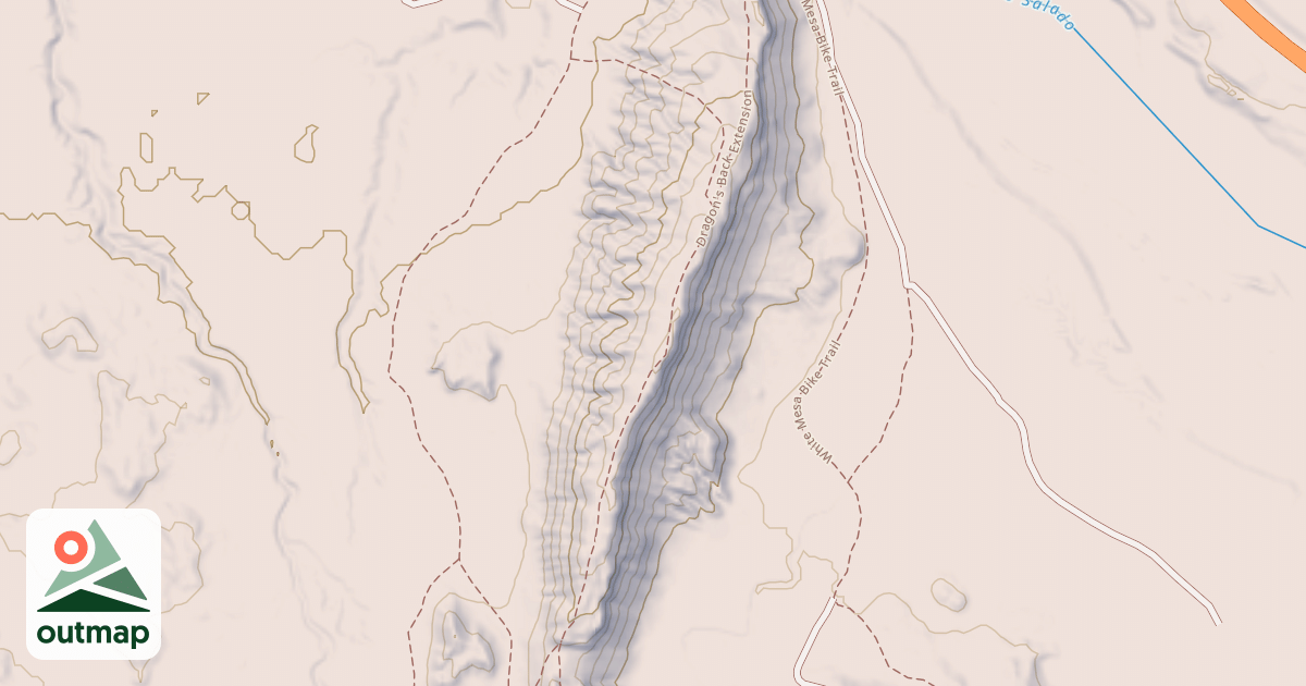 Map of Hike-A-Bike